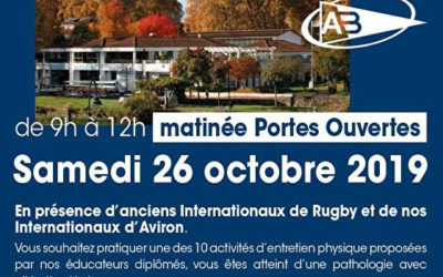 Portes ouvertes de l’Aviron Bayonnais samedi 26 octobre matin